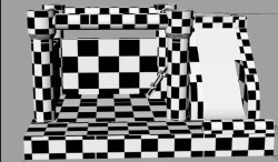Black and white checkered Slide